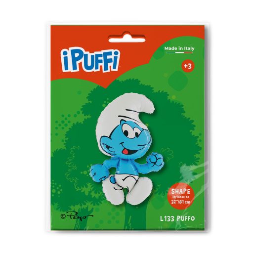 Hupikék törpikék Puffo fólia lufi 81 cm