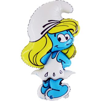 Hupikék törpikék Smurfette fólia lufi 81 cm