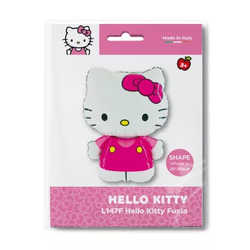 Hello Kitty Fuxia fólia lufi 64 cm