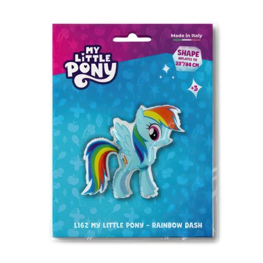 Én kicsi pónim Rainbow Dash fólia lufi 84 cm