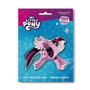 Én kicsi pónim Twilight Sparkle fólia lufi 84 cm
