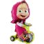 Mása és a medve Biking fólia lufi 99 cm