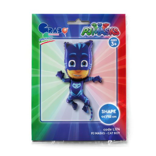 Pizsihősök Cat Boy fólia lufi 112 cm