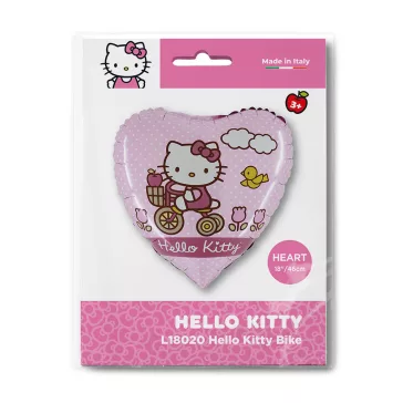 Hello Kitty Bike fólia lufi 46 cm