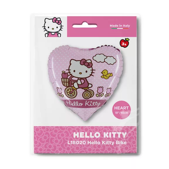 Hello Kitty Bike fólia lufi 46 cm