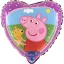 Peppa malac Teddy fólia lufi 46 cm
