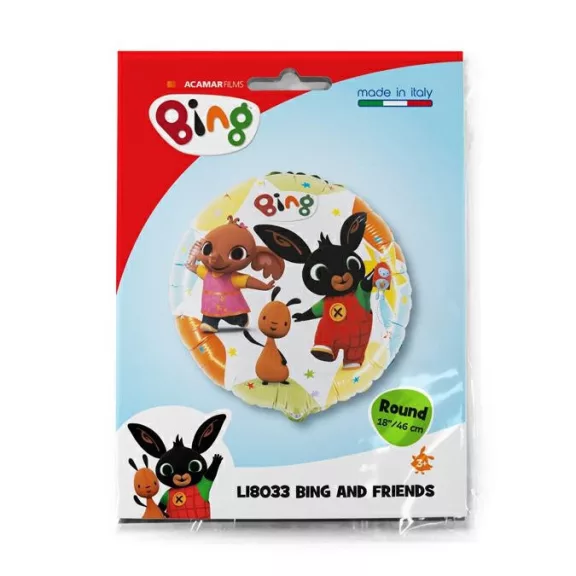 Bing Friends fólia lufi 46 cm