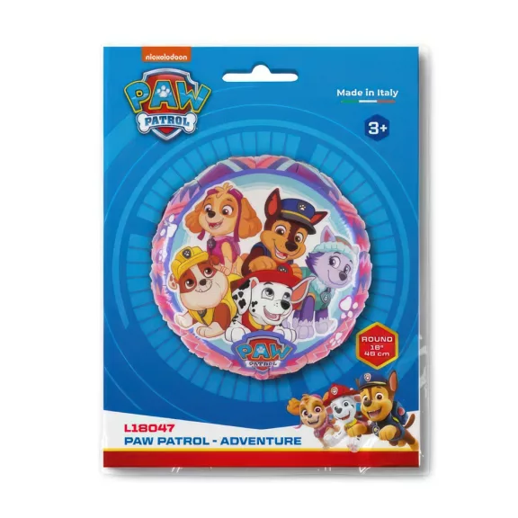Mancs Őrjárat Adventure fólia lufi 46 cm