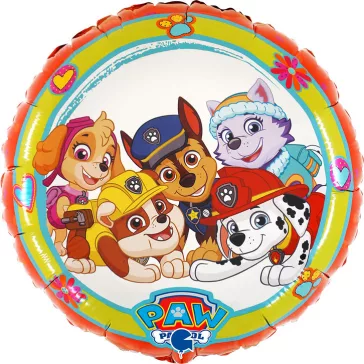 Mancs Őrjárat Pawsome fólia lufi 46 cm