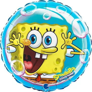 SpongyaBob Bubbles fólia lufi 46 cm