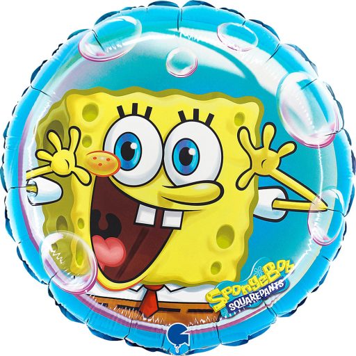 SpongyaBob Bubbles fólia lufi 46 cm