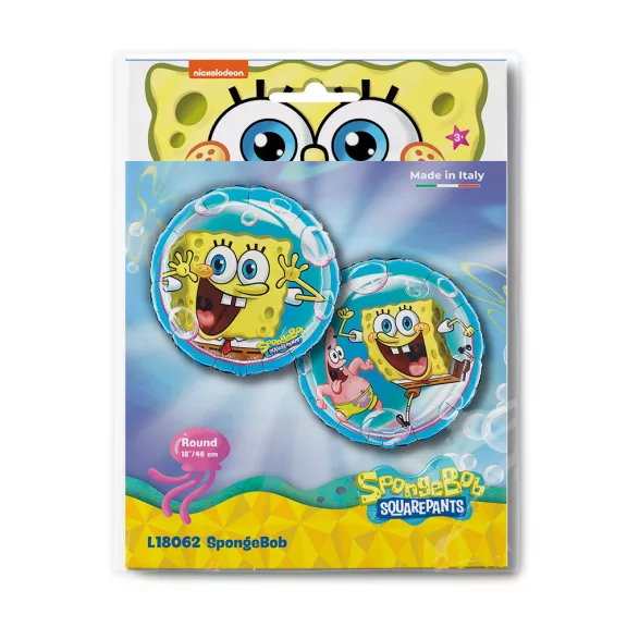 SpongyaBob Bubbles fólia lufi 46 cm