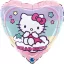 Hello Kitty Rainbow fólia lufi 46 cm