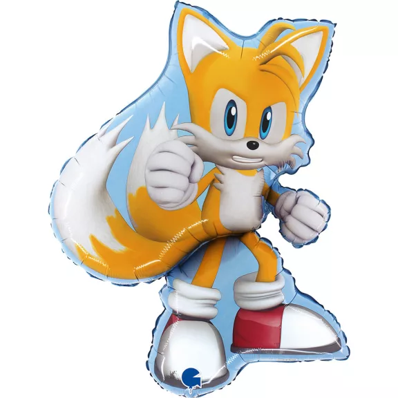 Sonic a sündisznó Tails fólia lufi 66 cm Sonic a sündisznó Tails fólia lufi 66 cm
