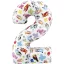 Bluey Friends 2-es szám fólia lufi 66 cm