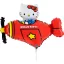 Hello Kitty Airplane Red mini fólia lufi 35 cm (WP)