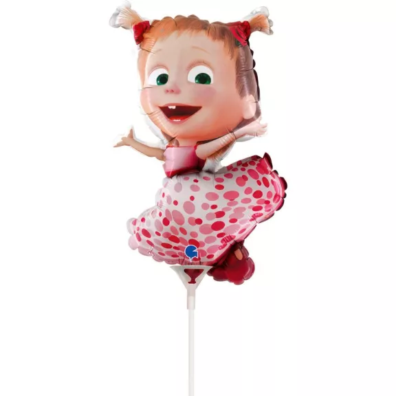 Mása és a medve Pois mini fólia lufi 30 cm (WP) Mása és a medve Pois mini fólia lufi 30 cm (WP)