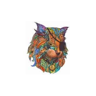 Fa puzzle – Kalóz cica (FSC-wood)