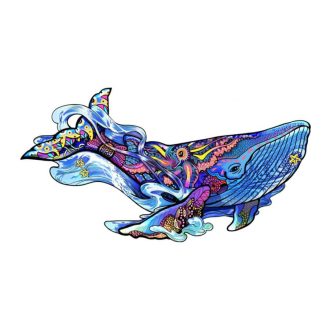 Fa puzzle – Bálna (FSC-wood)