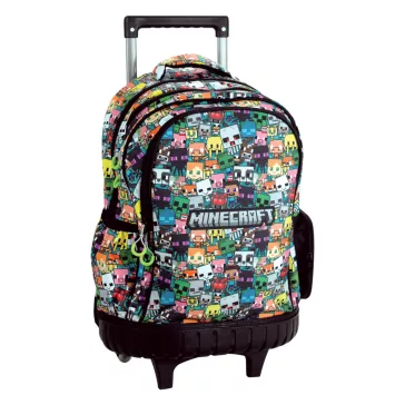 Minecraft Chibi prémium gurulós iskolatáska, táska 42 cm