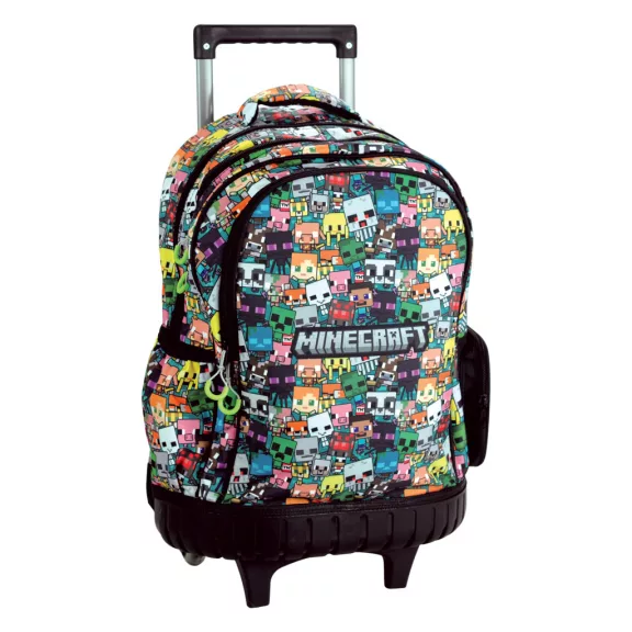 Minecraft Chibi prémium gurulós iskolatáska, táska 42 cm Minecraft Chibi prémium gurulós iskolatáska, táska 42 cm