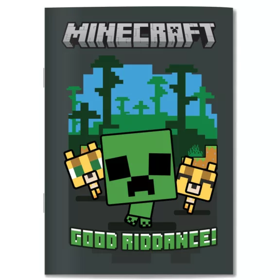 Minecraft Good Riddance B/5 vonalas füzet 40 lapos Minecraft Good Riddance B/5 vonalas füzet 40 lapos