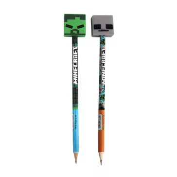 Minecraft Pixel HB grafit ceruza forma radír véggel