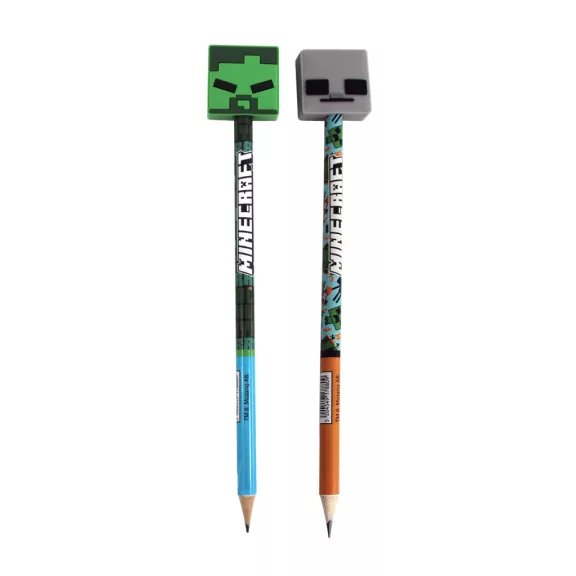 Minecraft Pixel HB grafit ceruza forma radír véggel Minecraft Pixel HB grafit ceruza forma radír véggel
