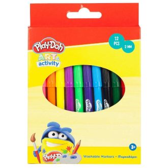 Play-Doh Art Colorful kimosható filctoll 12 db-os