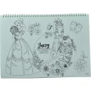 Disney Hercegnők Spring A/4 spirál vázlatfüzet 40 lapos matricával Disney Hercegnők Spring A/4 spirál vázlatfüzet 40 lapos matricával