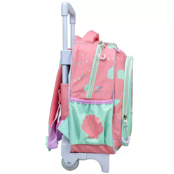 Disney Hercegnők Ariel gurulós ovis hátizsák, táska 30 cm