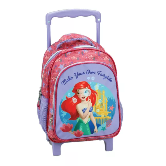 Disney Hercegnők Ariel Fairytale gurulós ovis hátizsák, táska 30 cm Disney Hercegnők Ariel Fairytale gurulós ovis hátizsák, táska 30 cm
