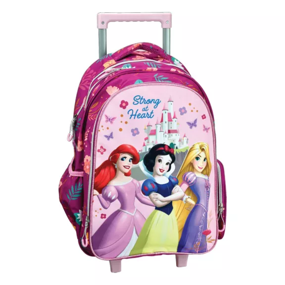 Disney Hercegnők Strong gurulós iskolatáska, táska 46 cm Disney Hercegnők Strong gurulós iskolatáska, táska 46 cm