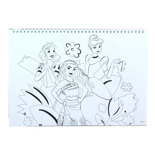 Disney Hercegnők Your World A/4 spirál vázlatfüzet 40 lapos matricával