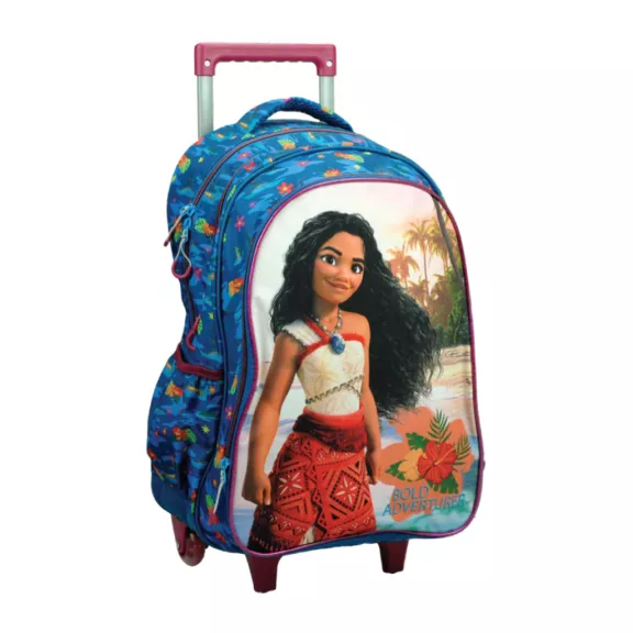 Disney Vaiana Bold Adventurer gurulós iskolatáska, táska 46 cm Disney Vaiana Bold Adventurer gurulós iskolatáska, táska 46 cm
