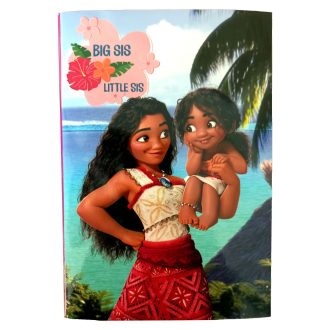 Disney Vaiana Big Sis B/5 vonalas füzet 40 lapos