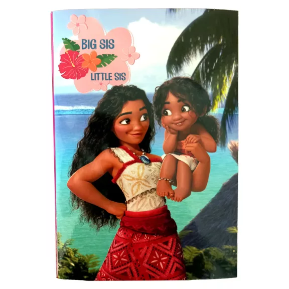 Disney Vaiana Big Sis B/5 vonalas füzet 40 lapos Disney Vaiana Big Sis B/5 vonalas füzet 40 lapos
