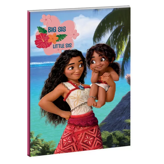 Disney Vaiana Big Sis B/5 vonalas füzet 40 lapos