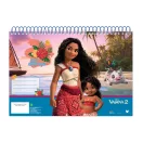 Disney Vaiana Big Sis A/4 spirál vázlatfüzet, 30 lapos Disney Vaiana Big Sis A/4 spirál vázlatfüzet, 30 lapos