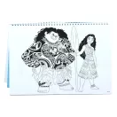Disney Vaiana Together Again A/4 spirál vázlatfüzet 40 lapos matricával