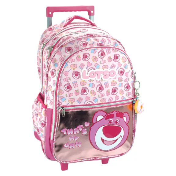 Disney Játékháború Lotso Jam gurulós iskolatáska, táska 46 cm Disney Játékháború Lotso Jam gurulós iskolatáska, táska 46 cm