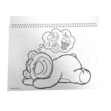   Disney Játékháború Lotso A/4 spirál vázlatfüzet 40 lapos matricával