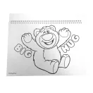 Disney Játékháború Lotso A/4 spirál vázlatfüzet 40 lapos matricával Disney Játékháború Lotso A/4 spirál vázlatfüzet 40 lapos matricával