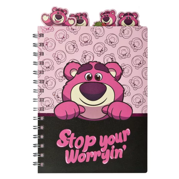 Disney Játékháború Lotso Jam A5 notesz, jegyzetfüzet regiszterekkel Disney Játékháború Lotso Jam A5 notesz, jegyzetfüzet regiszterekkel