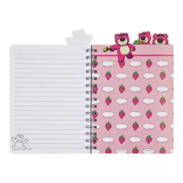   Disney Játékháború Lotso Jam A5 notesz, jegyzetfüzet regiszterekkel