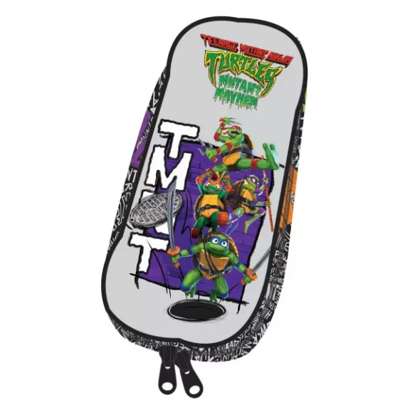 Tini Nindzsa Teknőcök TMNT 2 rekeszes tolltartó 26 cm Tini Nindzsa Teknőcök TMNT 2 rekeszes tolltartó 26 cm
