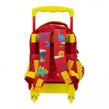   Mancs Őrjárat Dino Rescue gurulós ovis hátizsák, táska 30 cm