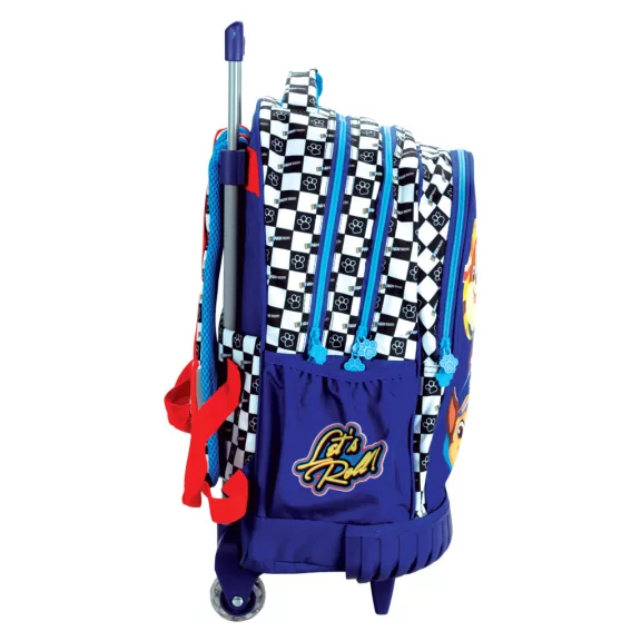 Mancs Őrjárat Racing prémium gurulós iskolatáska, táska 42 cm