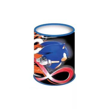 Sonic a sündisznó Get Me fém ceruzatartó 10,5 cm