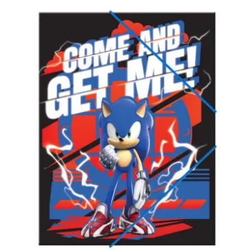 Sonic a sündisznó Get Me A/4 gumis mappa